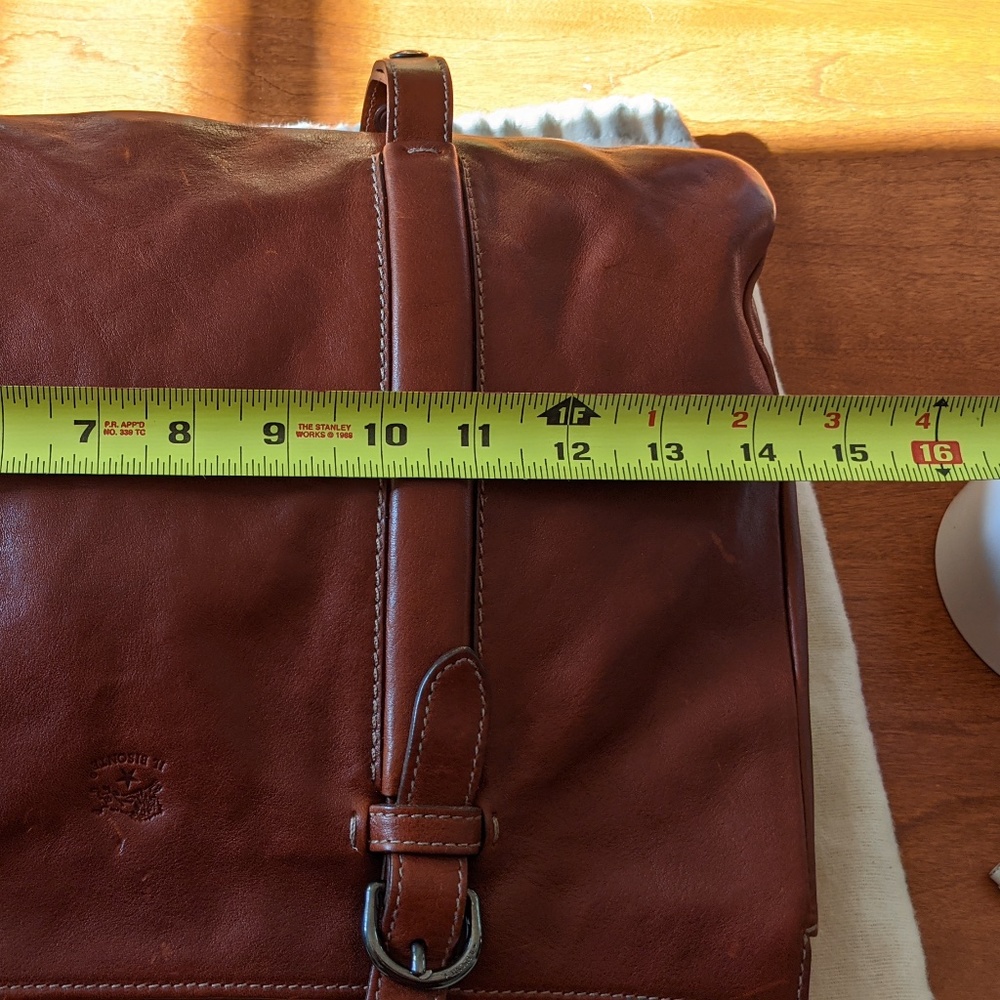 Leather laptop bag - Picture 2 of 5